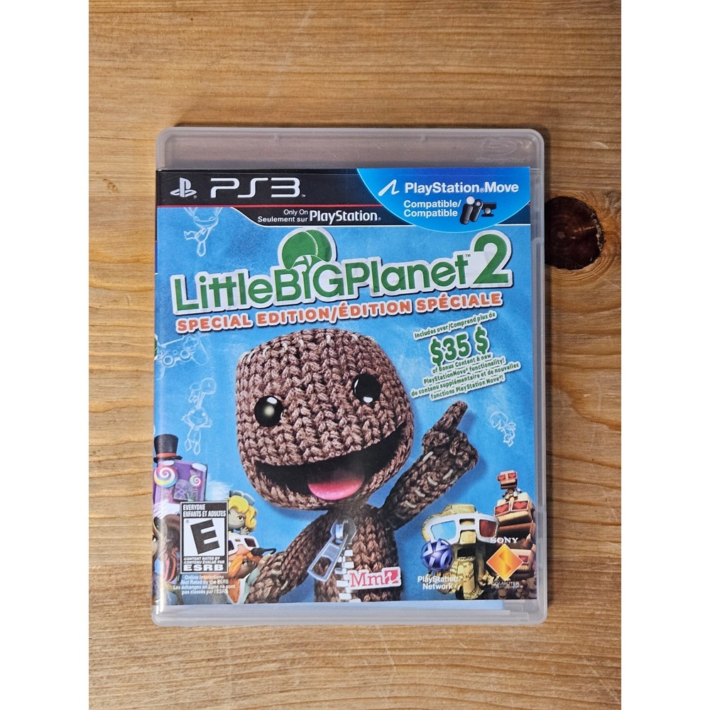 LittleBigPlanet 2 Special Edition Sony PS3 PlayStation 3 Game Complete CIB Move